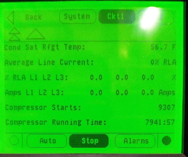 Used 90 TON TRANE INDOOR CHILLER – WATER COOLED (#9803)