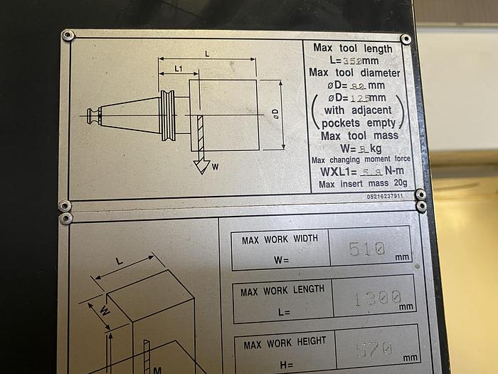 Used 2011 Mazak VCN 510C-II