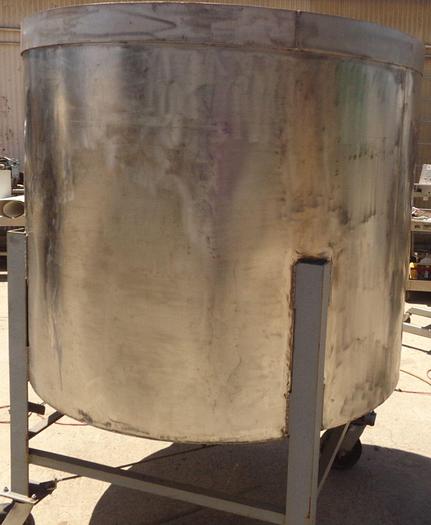 Used Tank, 530 Gallon, S/st, 57" x 48", OT/CB #S743098