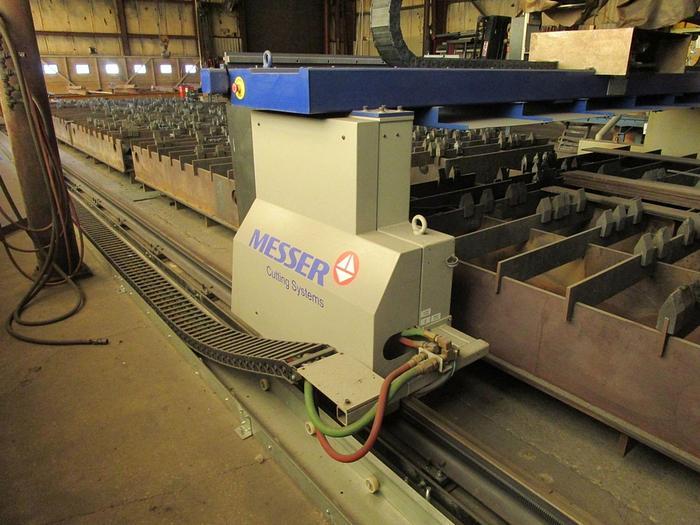 Used 2015 Messer Plate Master II 150" x 50' CNC Cutting Table for Sale in Mount Carmel,