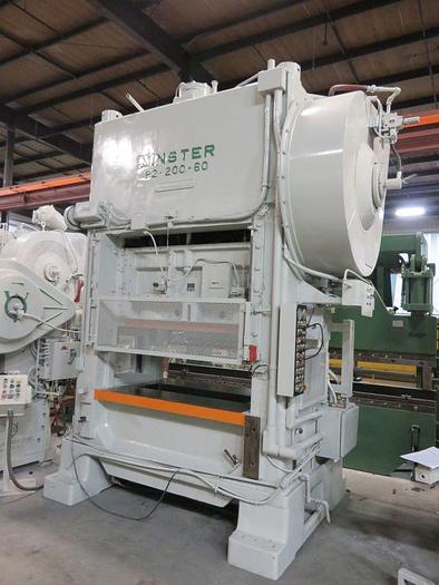 Used 200 TON MINSTER HIGH SPEED PRESS