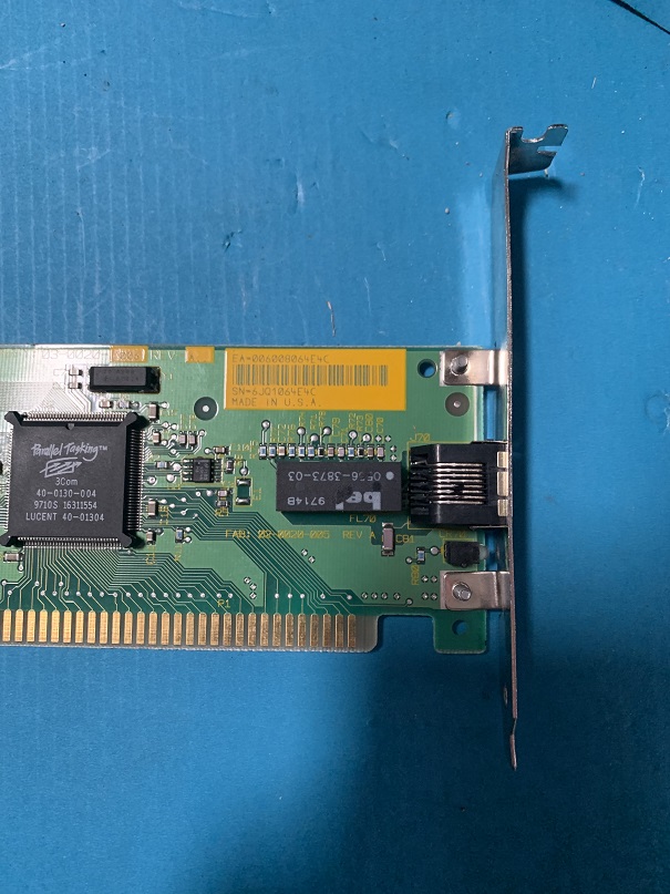 Used 3Com Etherlink III Network Interface Card 3C509B-TPO