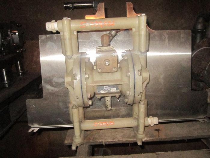 Used Pump, Diaphragm, 0.50", PPL, ITT, Mdl 1/2A0DPTTP, 10 GPM, #S739636