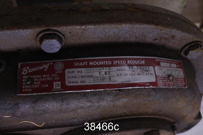 Used Browning C115SM15 Shaft Mounted Sped Reducer, 14.573/1 Ratio #38466