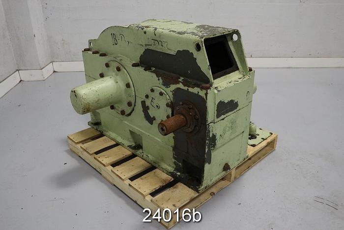 Used Falk 110Y2-A Parallel Shaft Gear Reducer, Input 1750/2700, Output 69/106; Ratio 25.52:1; Hp Rating 75 Hp; Service Factor 1.62 #24016