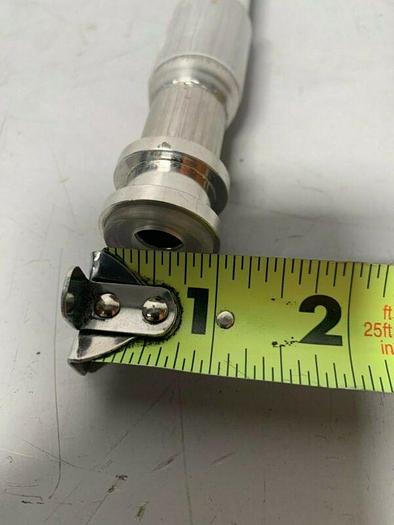 Used Liquidyne 1" x 24" Flexible Silicone Hose w/ Stainless Steel Outlets