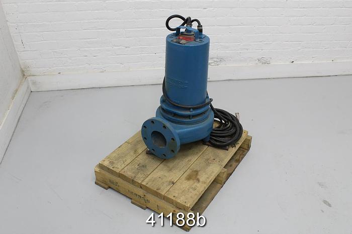 Used Barnes Vertical Pump, Model 4SE5044L, 5Hp, 460Volts, 1650Rpm #41188