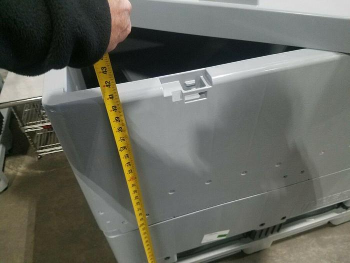 Used STD Plastic Pallet tanks Folding Sides Heavy Duty gaylord boxes with covers