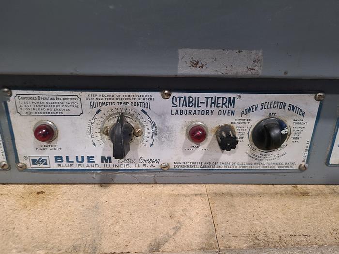 Used Blue M Stabil-Therm Laboratory 