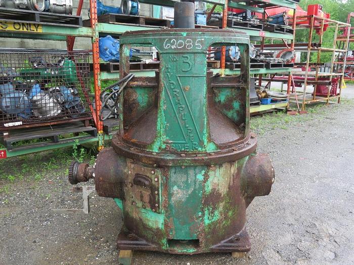 Used BLACK CLAWSON PULPER DRIVE SIZE 3 GEARBOX 4.0: 1 RATIO