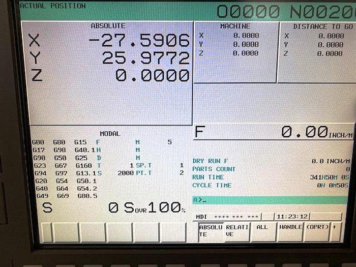 Used Hyundia Wia F650/50 3-Axis Vertical Machining Center