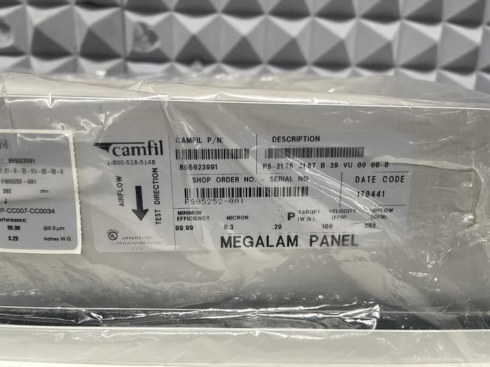 Used Camfil 855023991 P5-21.75 3187 B-39-VU-00-00-0 32x22x5