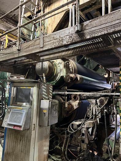 Used PM2 Valmet Press 2000 PLI for 120" Trim Machine