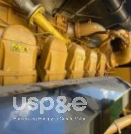 Used 1.5 MW 2014 Used Caterpillar G3516C Natural Gas Generator Sets