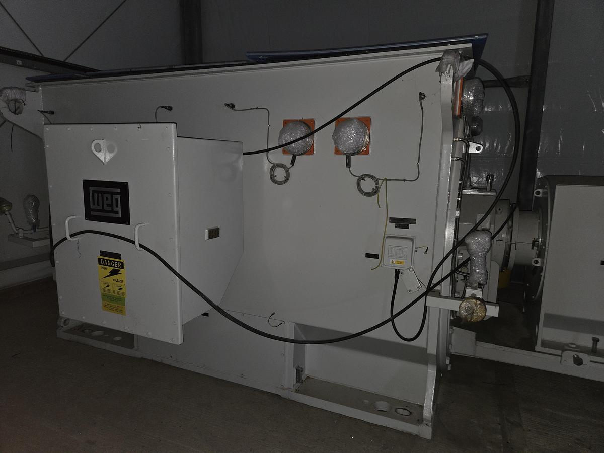 1 x 31,250KVA WEG Alternator (UNUSED) 50Hz/11kV