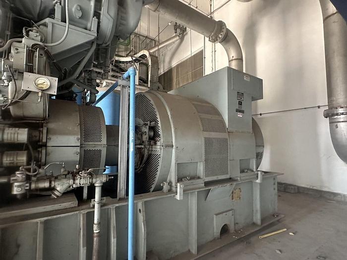 Used 1 x 3.3MW CAT 3612 Diesel Engine-Generator Package (USED) 50Hz