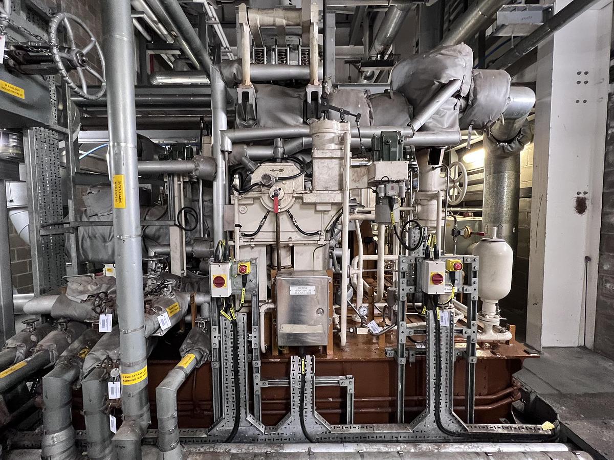 Used 1 x 7.1MW Condensing with Extraction Steam Turbine-Generator Package (USED) 50Hz