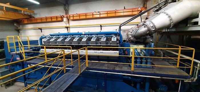 Used 1 x 12MW Natural Gas Fueled CHP Power Plant (USED) 50Hz