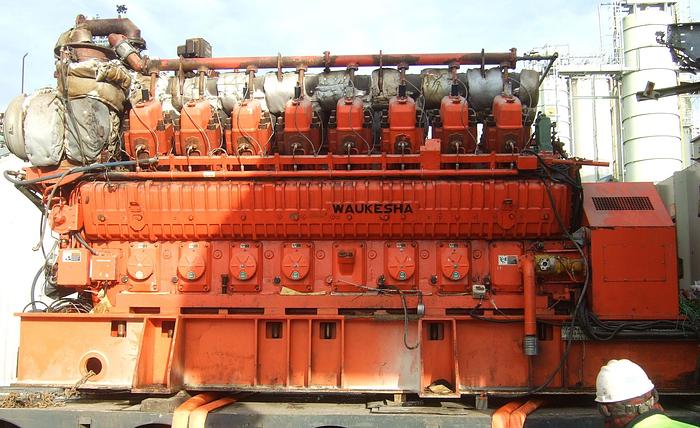 Used 2 x 3.3MW Natural Gas Fuelled Engine-Generators (USED) 50hz