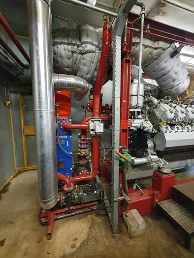 Used 1 x 2MW MTU 204000L62 Natural Gas Engine-Generator Package (USED) 50Hz