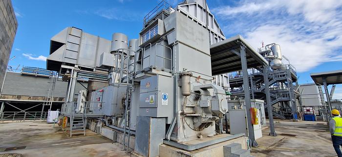 Used 1 x 44500KVA Brush Alternator for LM2500+ Gas Turbine (USED) 11.5kV/50Hz