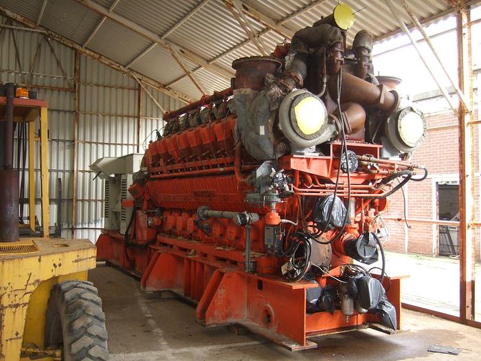 Used 2 x 3.3MW Natural Gas Fuelled Engine-Generators (USED) 50hz