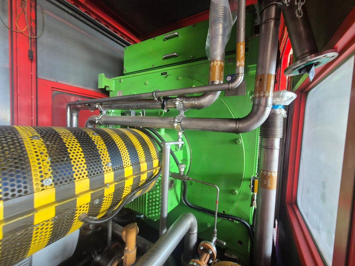 Used 1 x 7MW Kawasaki M7A-03D DLE Gas Turbine-Generator Package (USED) 50Hz