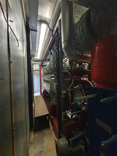 Used 1 x 2MW MTU 204000L62 Natural Gas Engine-Generator Package (USED) 50Hz