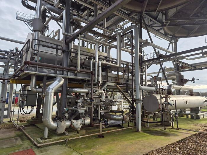 Used 1 x 11.6MW Condensing Steam Turbine-Generator Package with Air-Cooled Condenser (USED) 50Hz