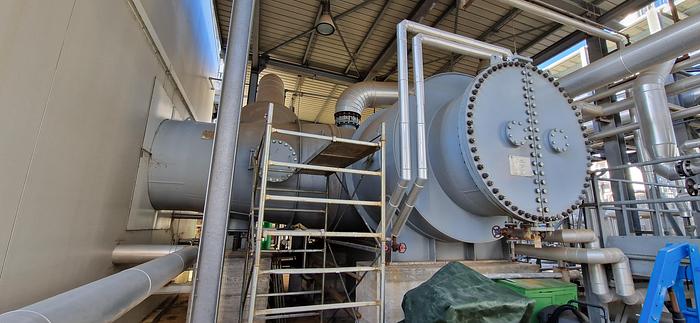 Used 1 x 40t/hr Heat Recover Steam Generator (HRSG) & 12MW Steam Turbine-Generator Package (USED) 50Hz
