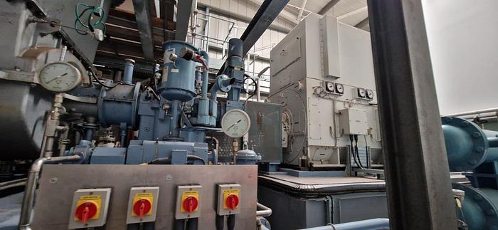 Used 1 x 4MW Condensing Steam Turbine-Generator Package with ACC (USED) 50Hz