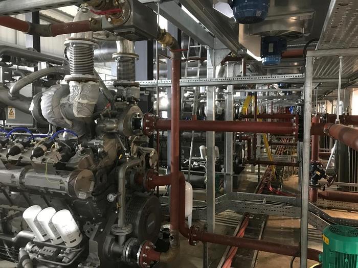 Used 10 x 1MW Siemens SGE-56SL Natural Gas Engine-Generator Packages (USED) 50Hz