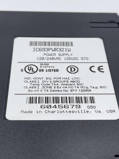 Used GE IC693PWR321W