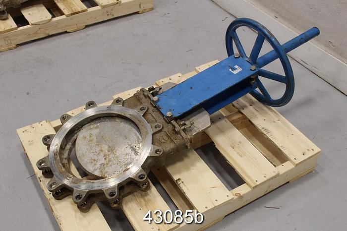 Used Orbinox 12" Hand Operated Knife Gate Valve #43085