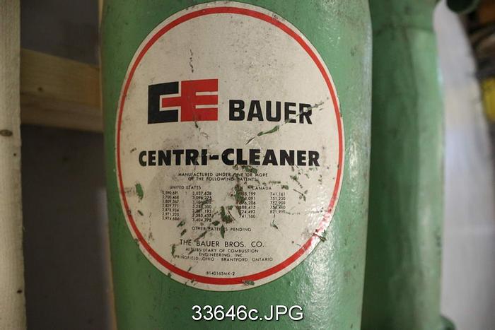 Unused Bauer 606-6 Centri-Cleaner Low Density Cleaner Cone #33646