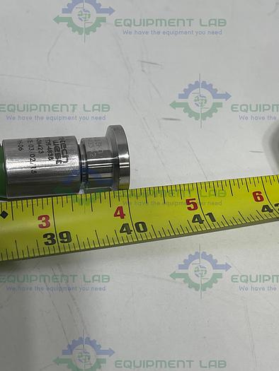 Used Sani-Tech  STHT-R-HD-0375 40" Silicone Hose w/ 1/2" Sanitary Fitting