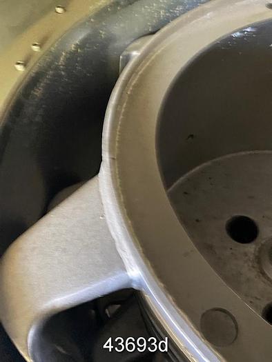 Used Voith VPS35 Pressure Screen With Multi Foil Rotor and Slotted Basket #43693