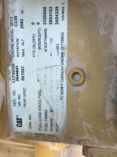 Used 3512 Motors With torques slides