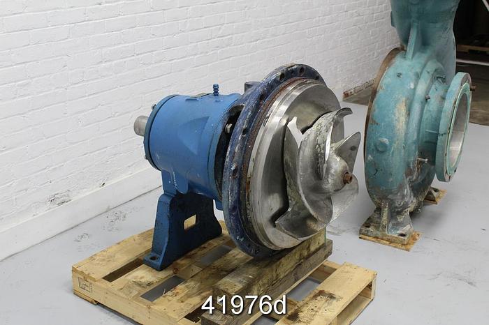 Used Goulds 3175 12x14x22 Pump, CF8M Casing, 4-Vane 19.5" SS Impeller #41976
