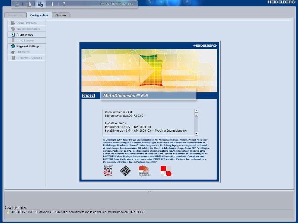 Gebruikt Prinect Meta Dimension 12 4UP