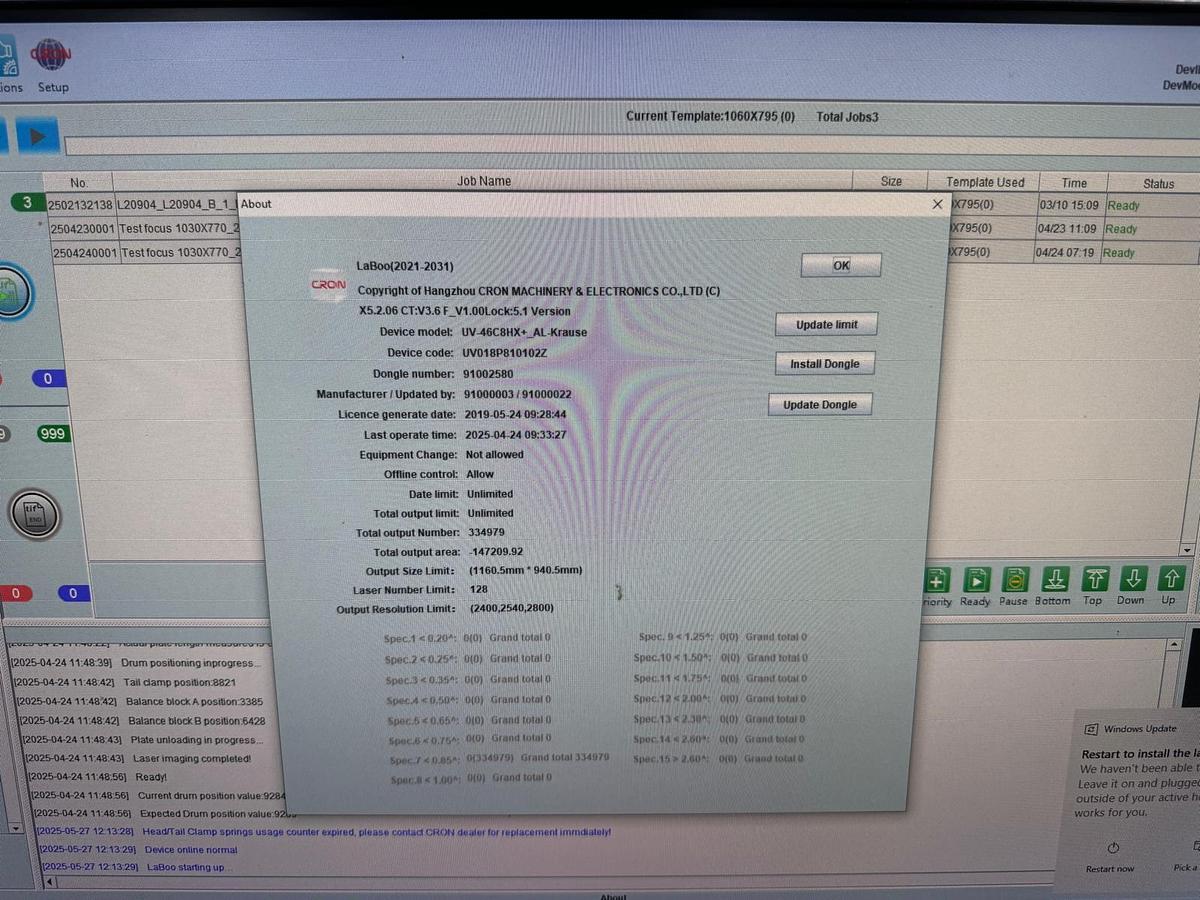 Gebruikt 2019 CRON UVP-46128+x+