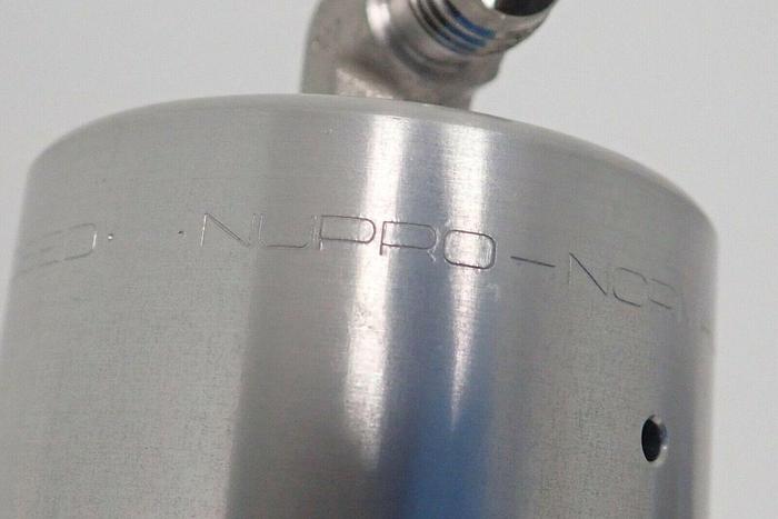 Used Swagelok SS-HBS4-C Nupro Normally Closed Valve
