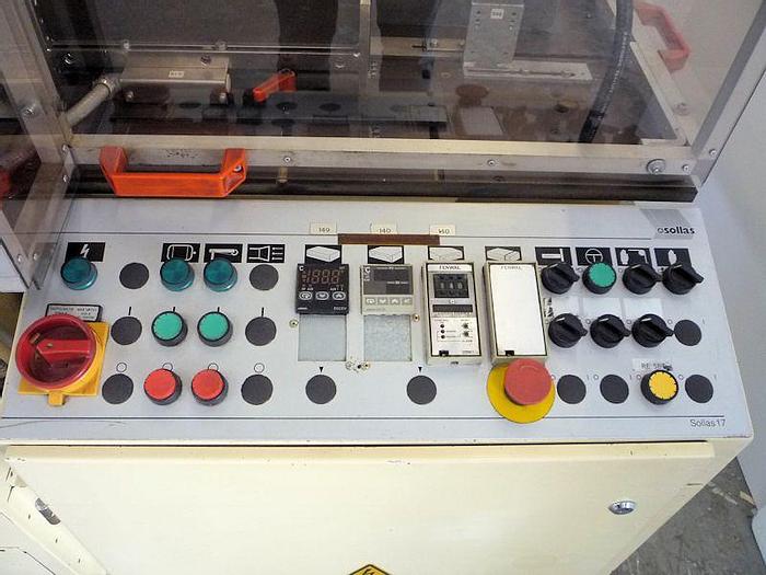 Used O 12502 E - Overwrapper SOLLAS 17-H100 with Carton Collator