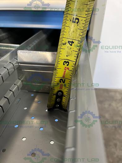 Used Lista Modular Drawer Cabinet 28" x 22" x36" Various Size Drawers w/ Casters