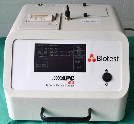 Used Biotest P52100 APC M3 Airbone Particle Counter Analyzer