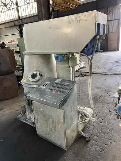 Used 250 LITER MISCHTECHNIK HOFFMAN PLANETARY MIXER WITH DISCHARGE RAM - S/S - JACKETED