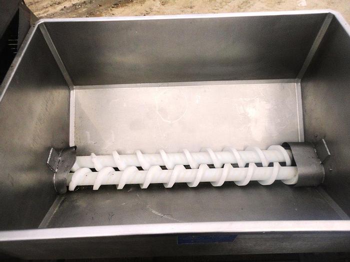 Used Pump, Dough, Twin Screw, S/st, Topos, Auger, Hopper, U20 #S741577
