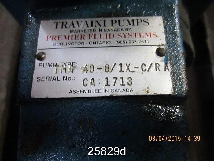 Refurbished Travaini Tma 40-8 T High Pressure Pump #25829