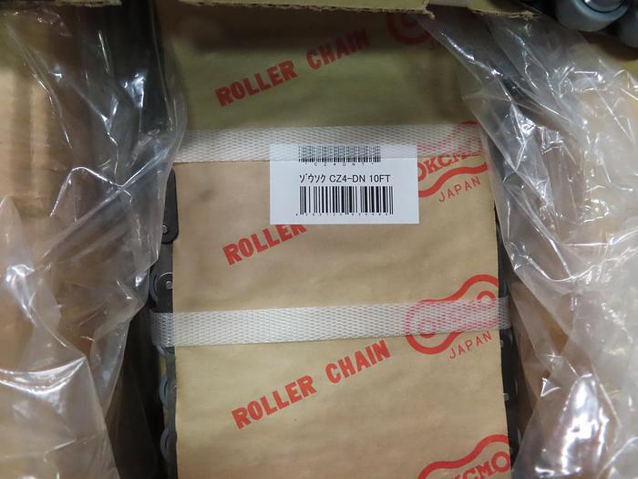 Katayama Roller Chain Model: CZ4DN, 10' FT,  Each Box Contain 6 Units x 10' Feet Each, Kaga Industries Co., LTD
