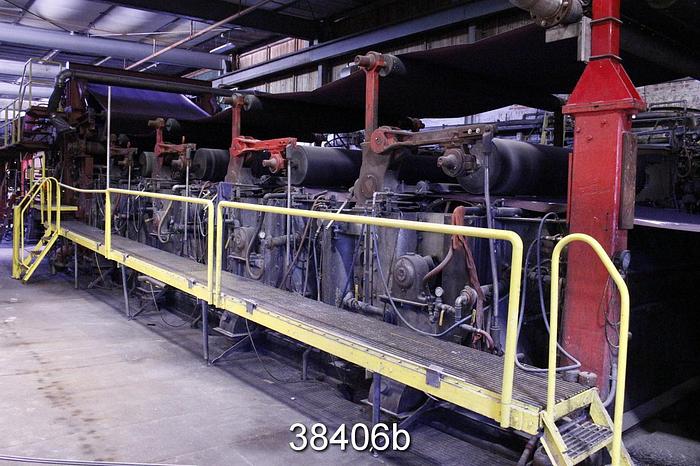 Used Pusey & Jones 104.5" Face Cylinder Fomer #38406